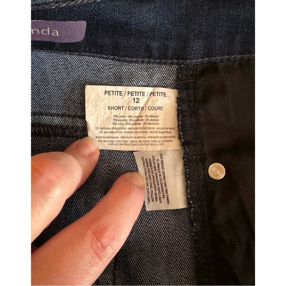 12P Short "Amanda" Gloria Vanderbilt Jeans - Picture 5 of 6